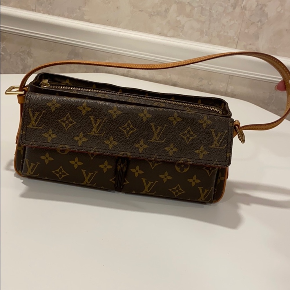 Vintage LV Monogram Vivacite Shoulder Bag